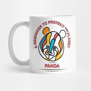 Panda - A reminder to protect our planet Mug